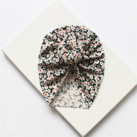 Floral Print Turban Hat (Option: Style1)