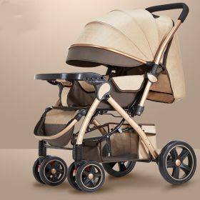 Baby Strollers Are Light And Easy To Fold (Option: Flagship Khaki)