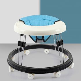 Baby Multi-function Anti Rollover Walkers (Color: Blue)