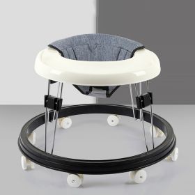 Baby Multi-function Anti Rollover Walkers (Color: Grey)