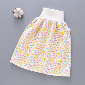 Baby leak-proof bed wetting skirt (Option: Music-Skirt-M)