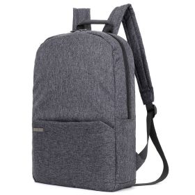 Men's simple casual backpack (Option: Black-1 style)