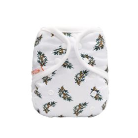 Rainbo&Iris Cute Fashion Cloth Diaper Cover With Rainbow Print Baby Gift Accessory (Option: Wheat ears)