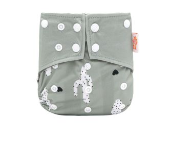 Western Style Digital Printing Bamboo Charcoal Diapers (Option: GF25)