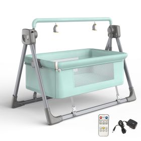 Infant Multi-function Intelligent Electric Cradle (Option: Green-US)