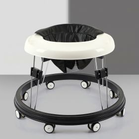 Baby Multi-function Anti Rollover Walkers (Color: Black)