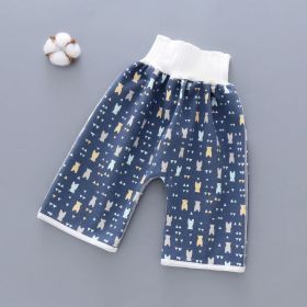 Baby leak-proof bed wetting skirt (Option: Bear-Pants-L)