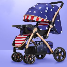 Baby Strollers Are Light And Easy To Fold (Option: Flagship Americana)