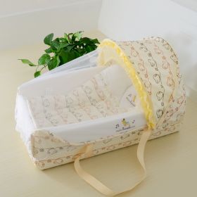 Portable Crib With Cradle In Bed (Option: Chick)