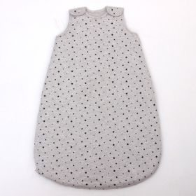 Pure Thin Cotton Newborn Baby Sleeping Bag Autumn And Winter (Option: Grey stars-70cm)