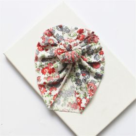 Floral Print Turban Hat (Option: Style9)