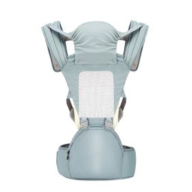 Breathable And Multifunctional Cotton Baby Waist Stool (Option: Turquoise breathable style)