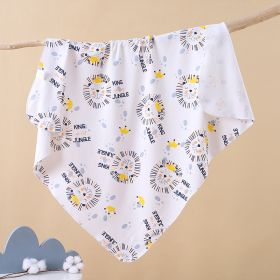 Newborn Baby Supplies Baby Cartoon Swaddle Bag List (Option: Crown Lion)